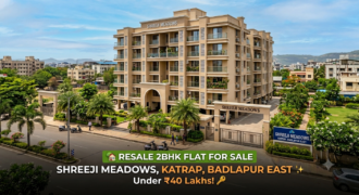 🏡 RESALE 2BHK FLAT FOR SALE 📍 Shreeji Meadows, Katrap, Badlapur East